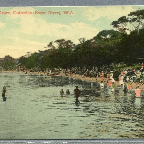 "Peppermint Grove, Cottesloe, (Swan River), WA" ...