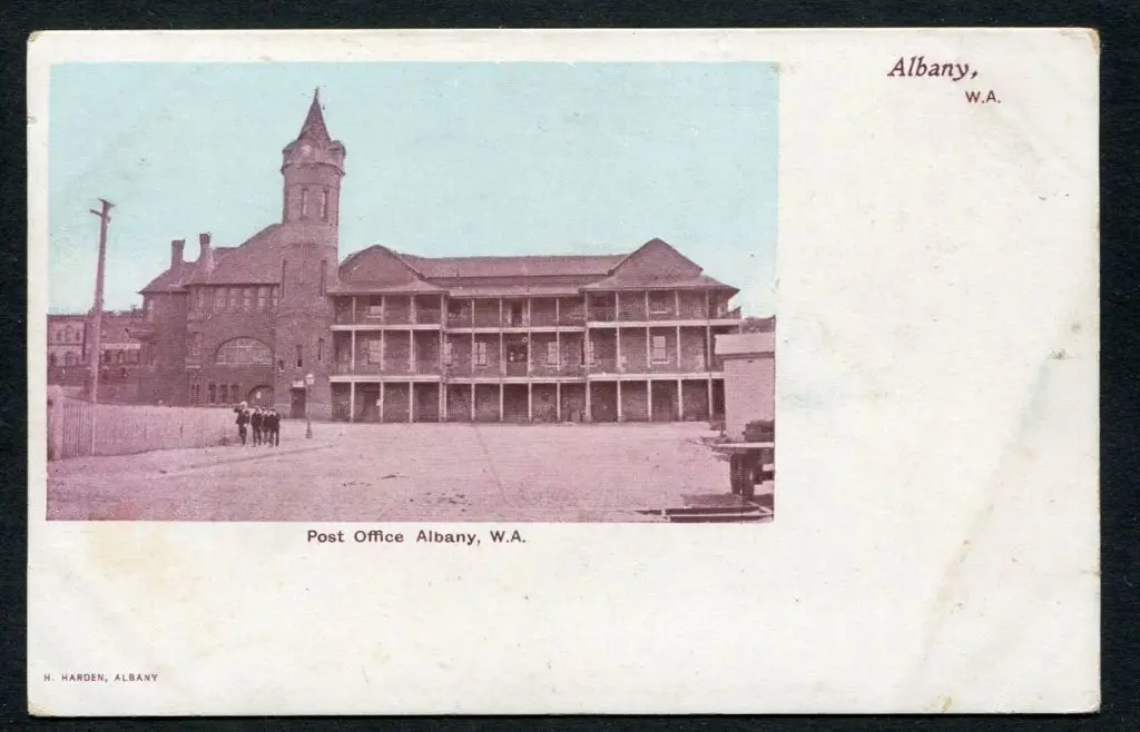 "Post Office, Albany WA" H Harden, Albany b&w with ... Image 1++
