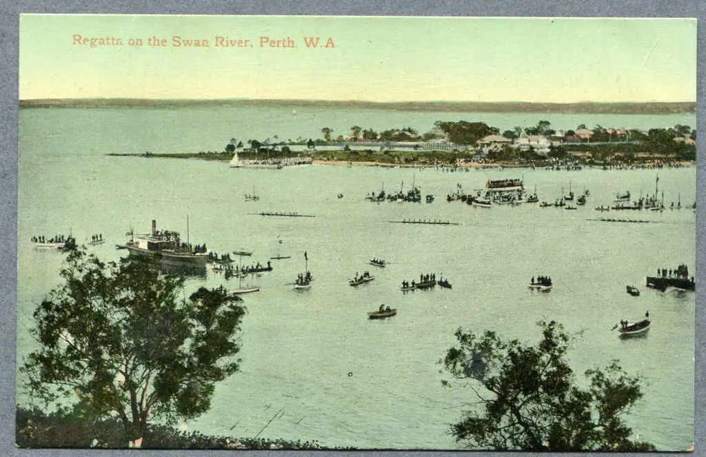 "Regatta on the Swan River, Perth, WA" Falk ... Image 1++
