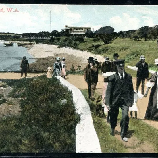 "Rottnest Island, WA" colour Falk & Co. Superb & ...