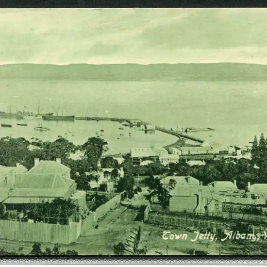 "Town Jetty, Albany WA" Norman Bros, Albany black ...