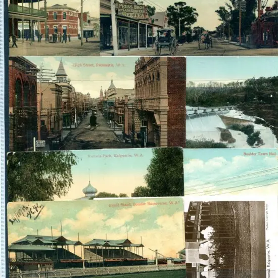 1902-1910 Falk colour cards x 4 postally used, 3 ...