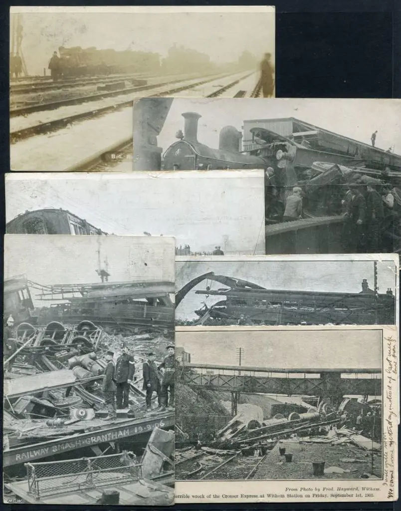 Great Britain 1905-1906 Rail Disasters / crashes ... Image 1++