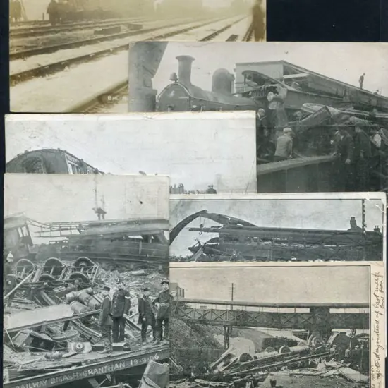 Great Britain 1905-1906 Rail Disasters / crashes ...