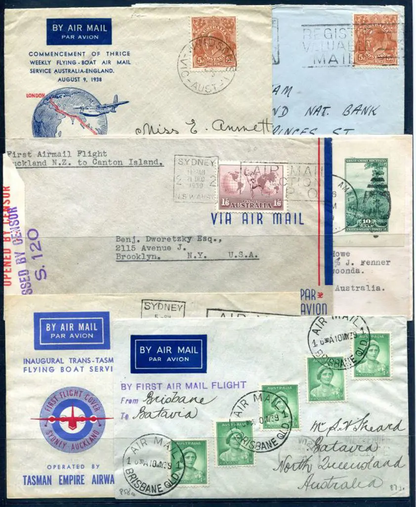 Selection of covers incl 1938 (28th July) ... Image 1++