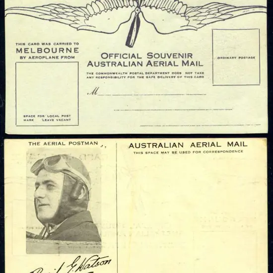 1917 (15th-27th Feb) Basil Watson unused card in ...