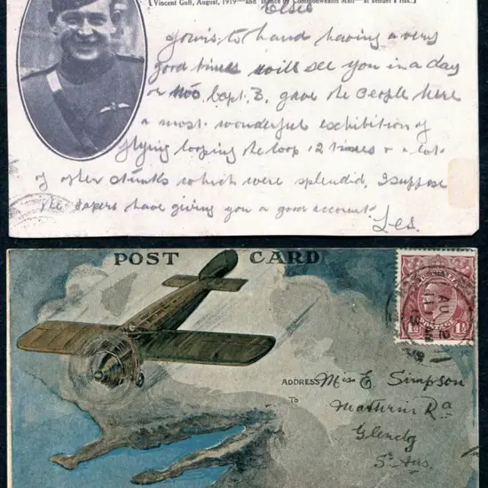 1919 (10th Aug) ditto but return to Minlaton with ...