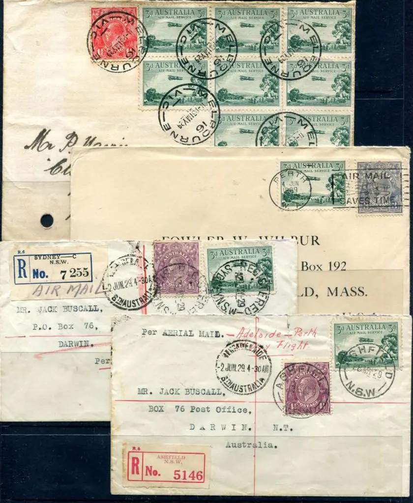 1929 (2nd June) Adelaide to Perth flight with an ... Image 1++