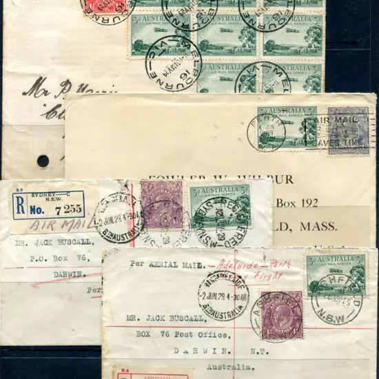 1929 (2nd June) Adelaide to Perth flight with an ...