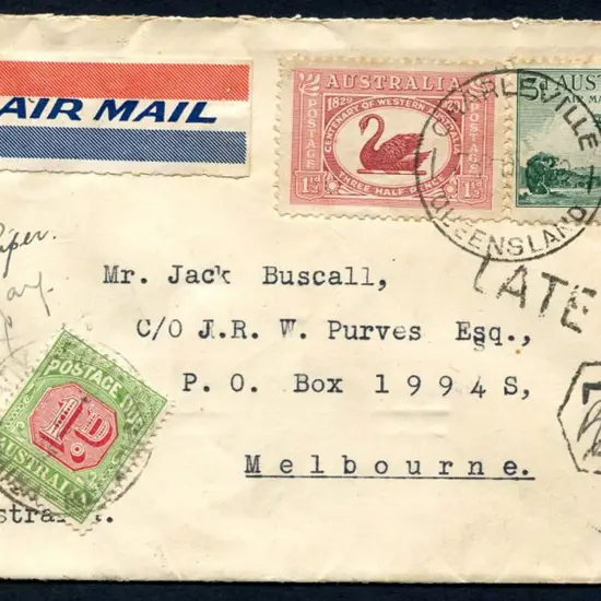1930 (9th Feb) Charlesville to Melbourne ...