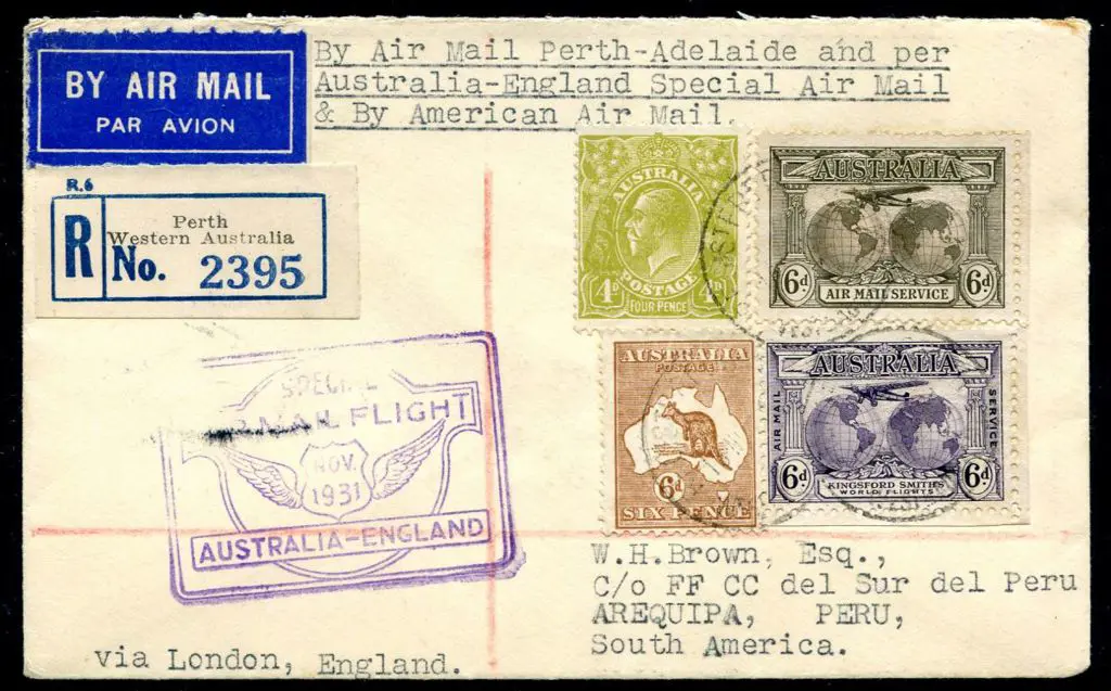 1931 (19th Nov) Australia to England All Aust ... Image 1++