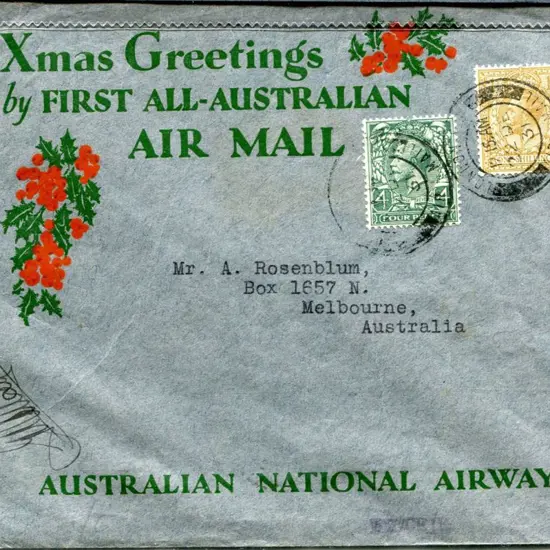 1932 (7th Jan) England to Australia "First All ...