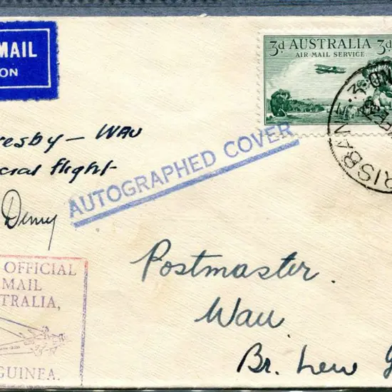 1933 (4th-10th Feb) From Brisbane by boat to Papua ...