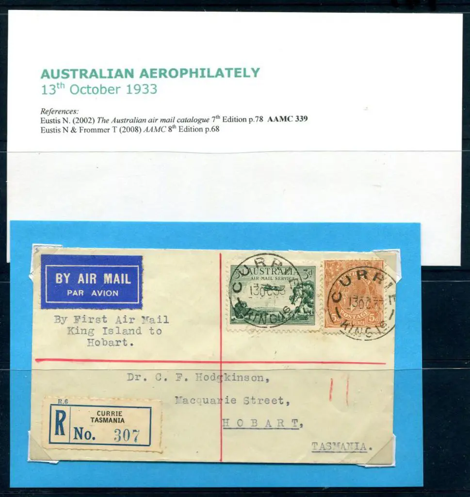 1933 (13th-14th Oct) Currie, King Island to ... Image 1++