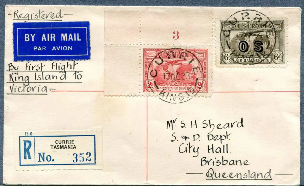 1933 (13th Oct) Currie to Melbourne & onto ... Image 1++
