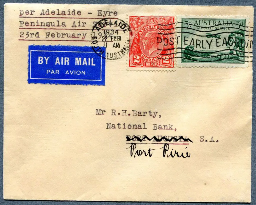 1934 (23rd Feb) Adelaide to Port Pirie ... Image 1++