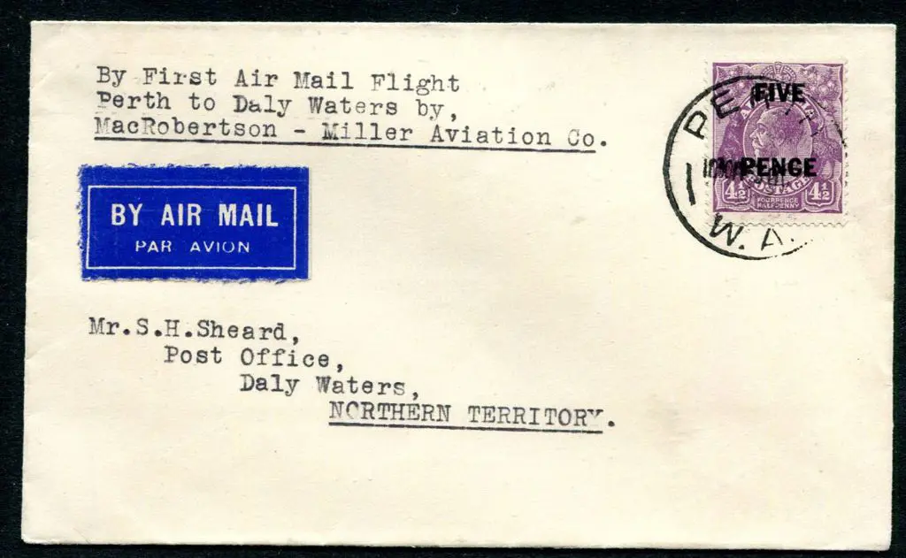 1934 (3rd Oct) Perth to Daly Waters by ... Image 1++
