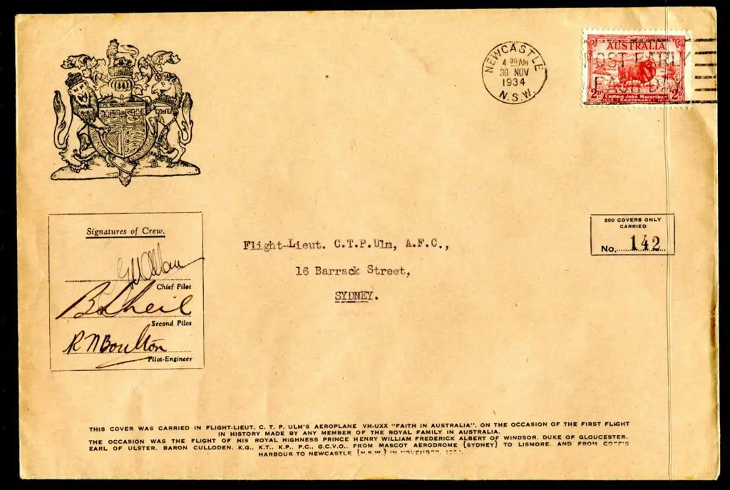 1934 (28th Nov) "Faith in Australia" special ... Image 1++