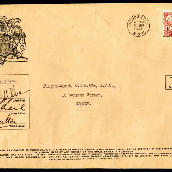 1934 (28th Nov) "Faith in Australia" special ...