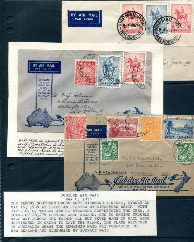 1935 (15th May) 1935 (15th May) Australia to NZ ... Image 1++