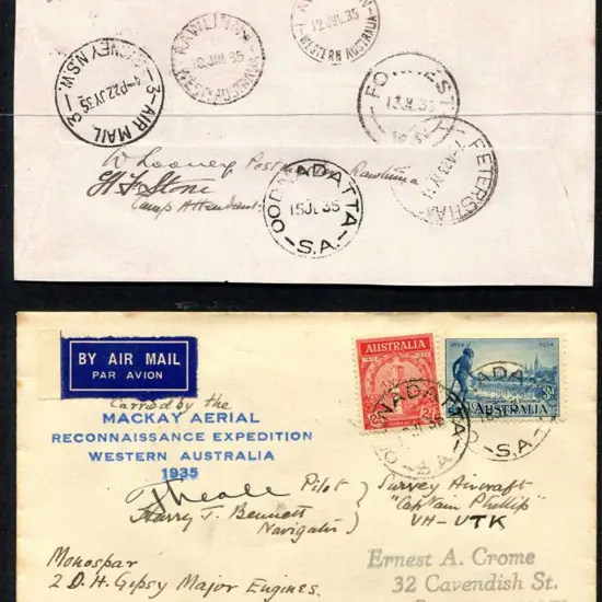 1935 (18th July) Oodnadatta to Sydney on 3rd ...