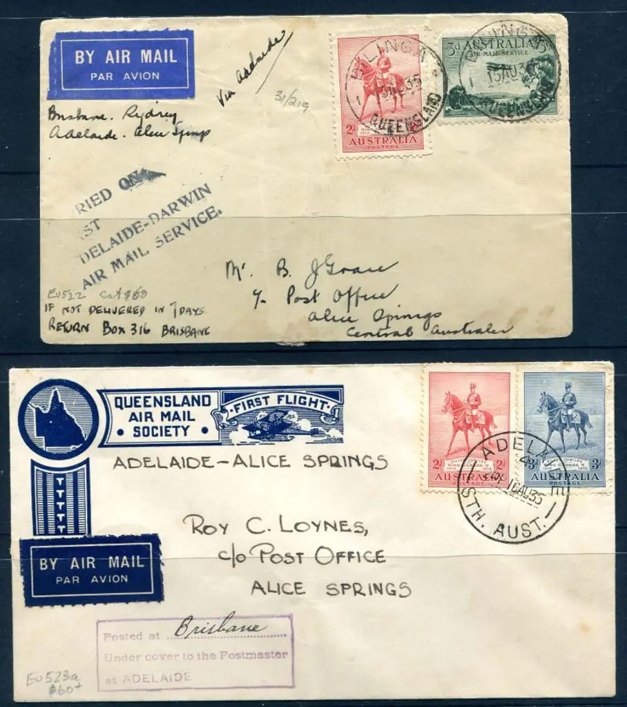 1935 (19th Aug) Adelaide to Alice Springs ... Image 1++