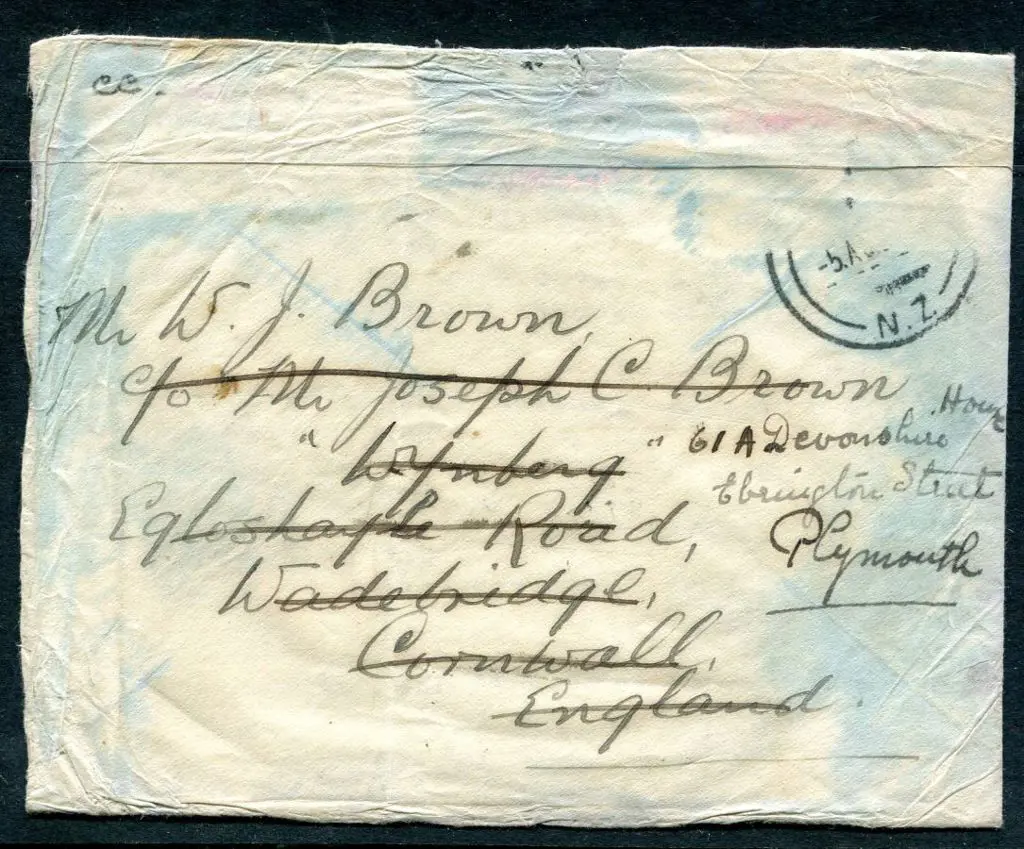 1936 (22nd Aug) ditto "Scipio" crash Airmail cover ... Image 1++