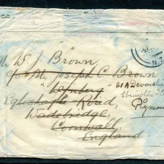1936 (22nd Aug) ditto "Scipio" crash Airmail cover ...
