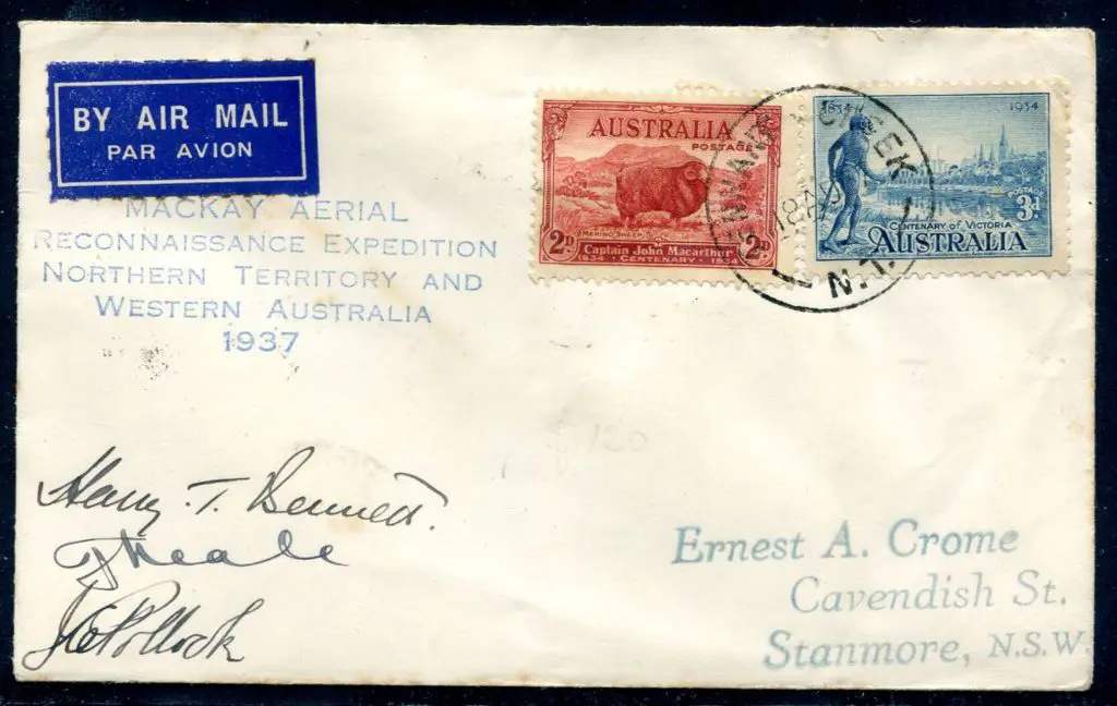 1937 (12th Aug) "Mackay Aerial Reconnaissance ... Image 1++