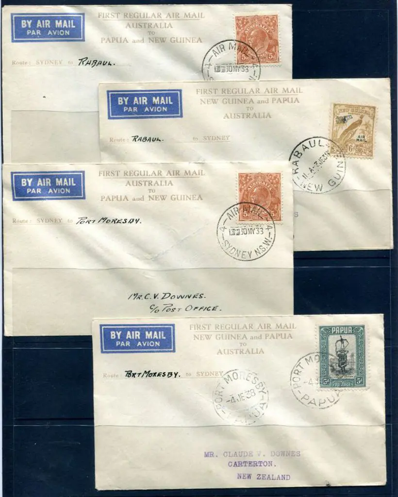 1938 (30th May) Sydney to Port Moresby & return ... Image 1++
