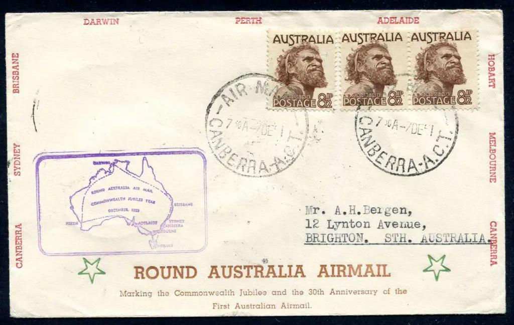 1951 (7th Dec) Canberra to Canberra First Official ... Image 1++