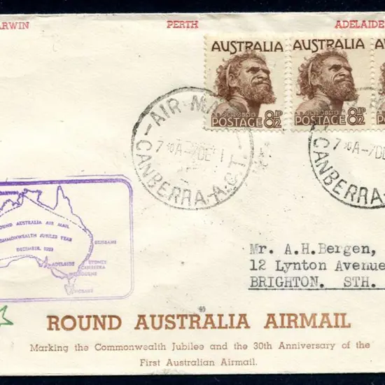 1951 (7th Dec) Canberra to Canberra First Official ...