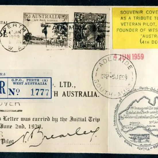 1959 (4th June) Perth to Adelaide but a longer ...
