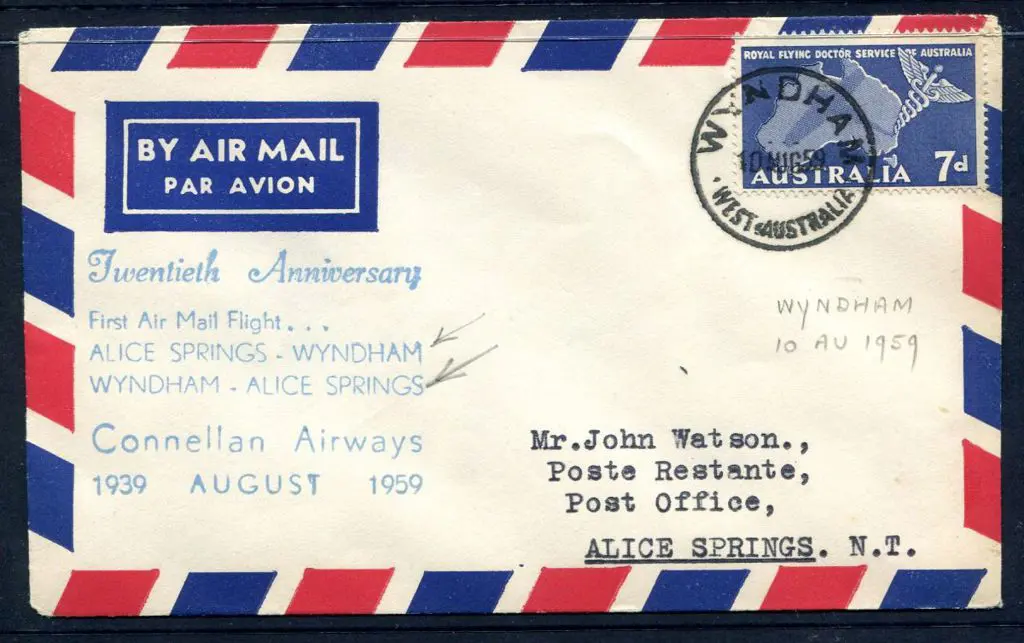 1959 (10th Aug) Wyndham to Alice Springs Connellan ... Image 1++