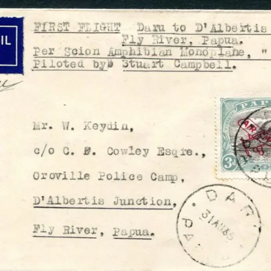 Papua 1935 (31th Aug) Daru to Oroville Police Camp ...