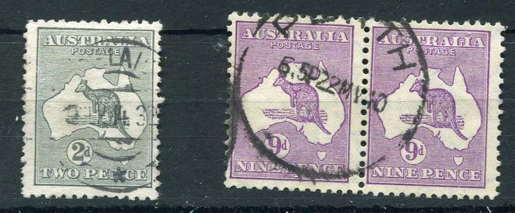 1913 1st Watermark 2d grey used with "retouched ... Image 1++