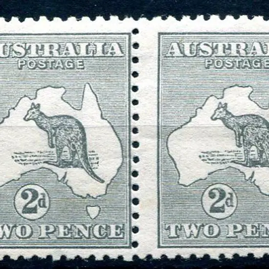 1913 1st Watermark 2d grey with inverted wmk in ...