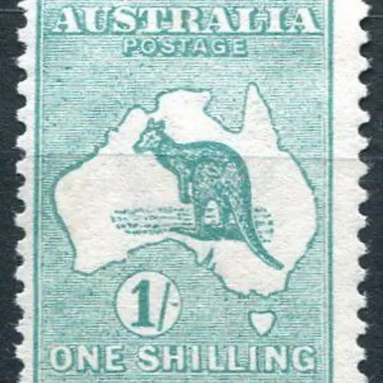 1913 1st Watermark 1/- green, Die II. Fresh MUH, ...