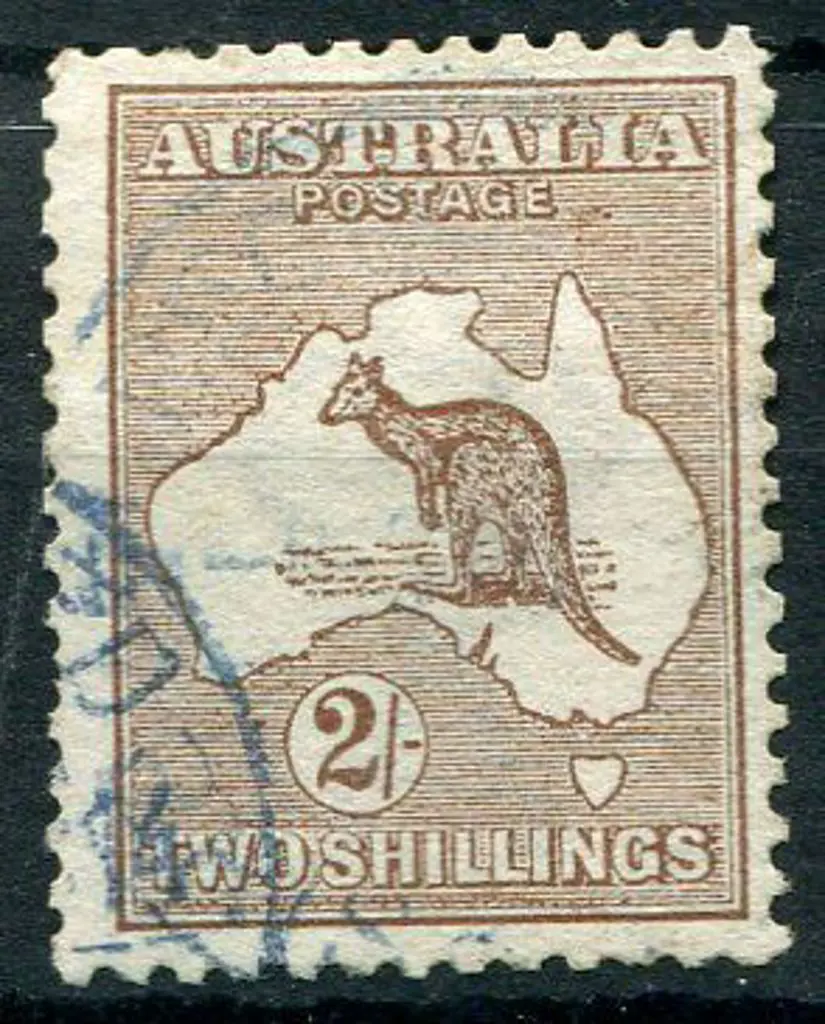 1913 1st Watermark 2/- brown. Fine used with lower ... Image 1++