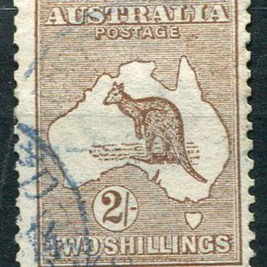 1913 1st Watermark 2/- brown. Fine used with lower ...