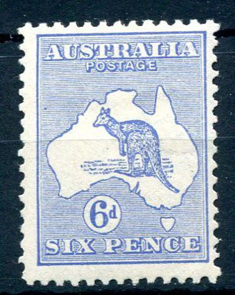 1915 2nd Watermark 6d ultramarine. MLH with ... Image 1++