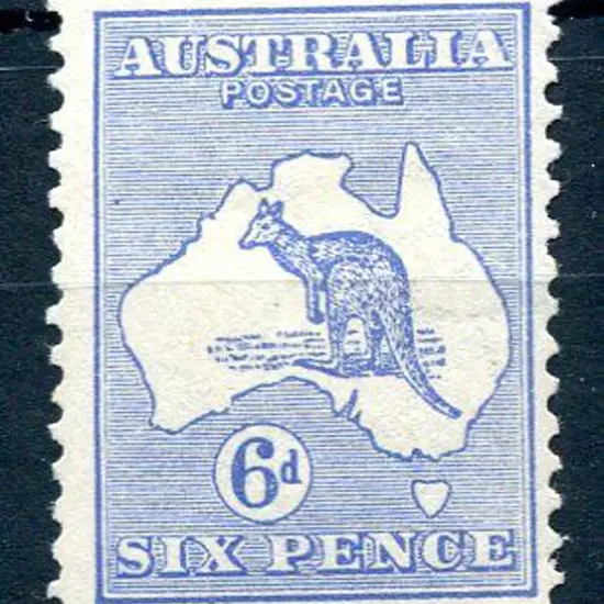 1915 2nd Watermark 6d ultramarine. MLH with ...