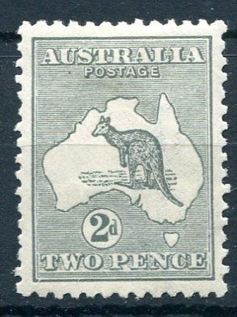 1915/28 3rd Watermark 2d silver grey with inverted ... Image 1++