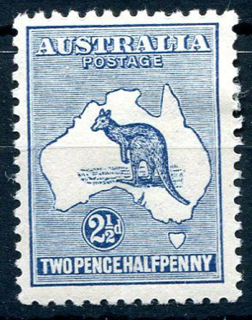 1915/28 3rd Watermark 2½d blue with "retouch ... Image 1++