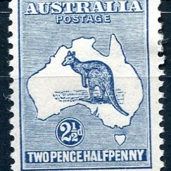 1915/28 3rd Watermark 2½d blue with "retouch ...