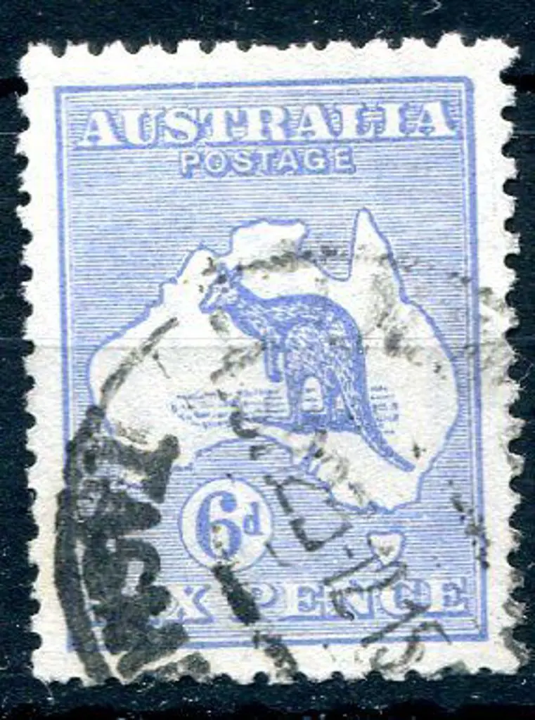 1915/28 3rd Watermark 6d bright ultramarine, Die ... Image 1++