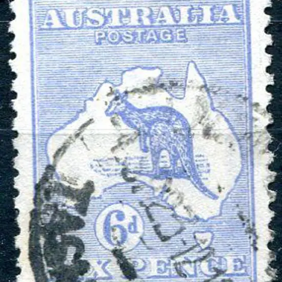 1915/28 3rd Watermark 6d bright ultramarine, Die ...