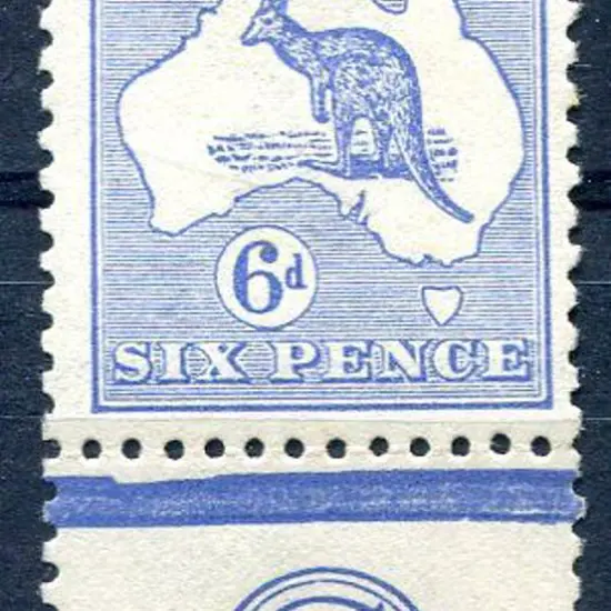 1915/28 3rd Watermark 6d blue with JBC Monogram. ...
