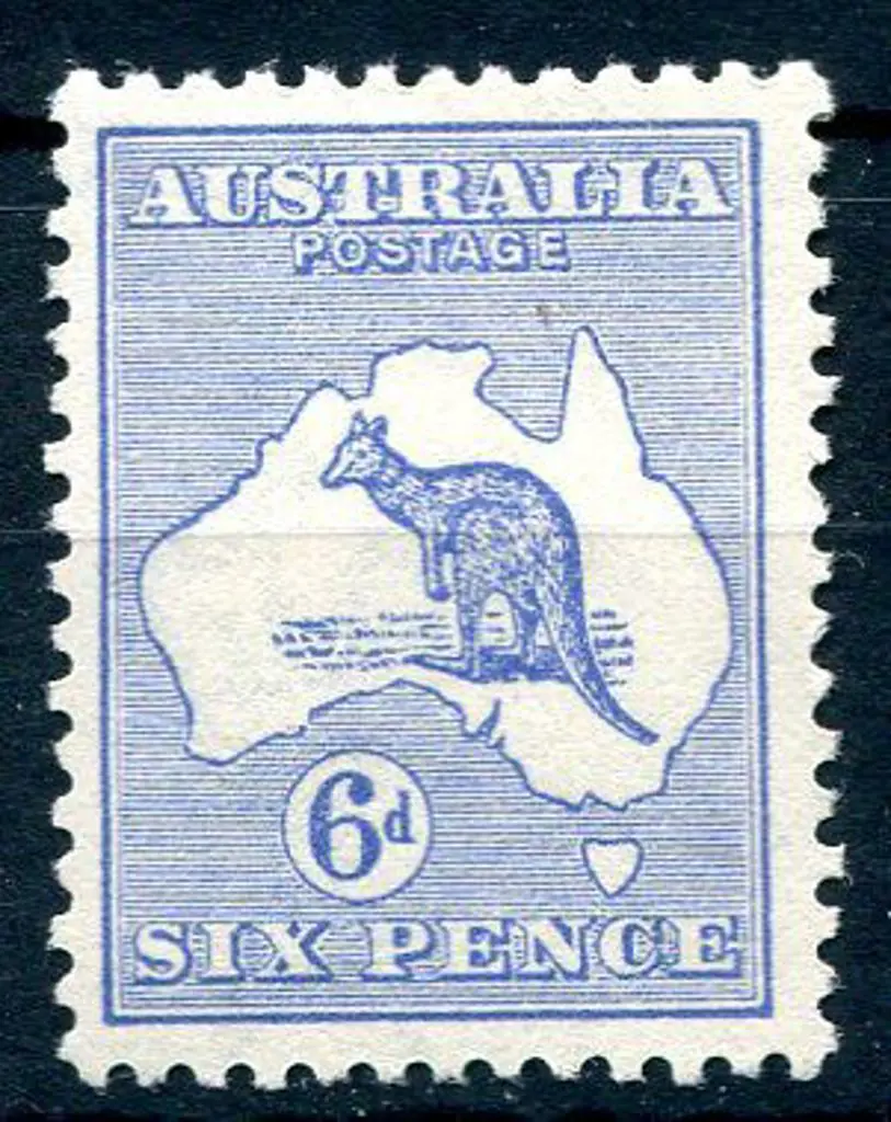 1915/28 3rd Watermark 6d blue. Fine MVLH. ACSC ... Image 1++