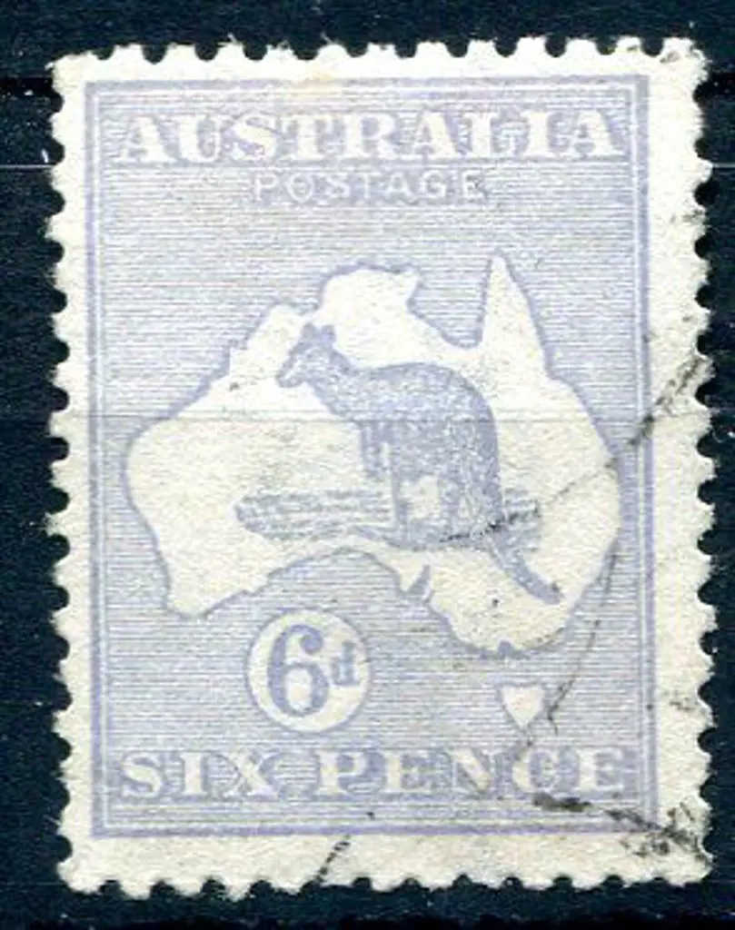 1915/28 3rd Watermark 6d milky greyish blue with ... Image 1++